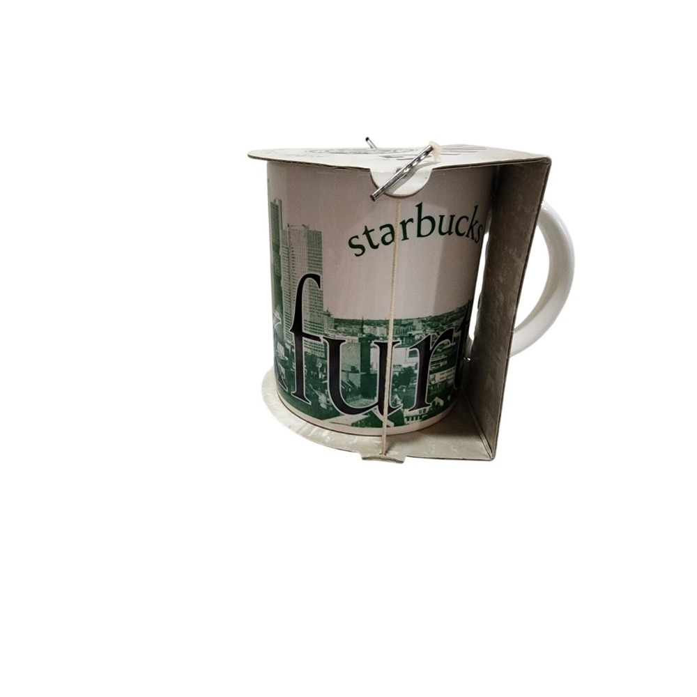 Starbucks Frankfurt Germany City Mug Collector Series Ceramic Coffee 2002 Green